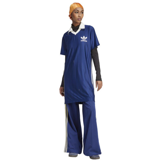 Adidas Γυναικείο φόρεμα Knit Collar Short Sleeve Dress